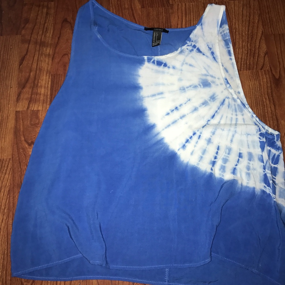 Tie-Dye Blue Tank